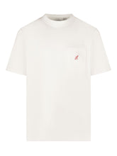 GRAMICCI - T-shirt con Taschino Frontale Ricamato - Bianco - LIDIASHOPPING® - Official Website