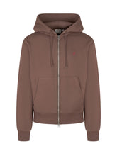 GRAMICCI - Felpa con Cappuccio e Zip Frontale - Marrone - LIDIASHOPPING® - Official Website