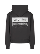 GRAMICCI - Felpa con Cappuccio e Logo Ricamato - Nero - LIDIASHOPPING® - Official Website