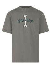 GRAMICCI - T-shirt Girocollo con Stampa Osso - Verde - LIDIASHOPPING® - Official Website