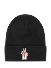 MONCLER GRENOBLE - Beanie with Wide Turn Up - Black - LIDIASHOPPING® - Official Website