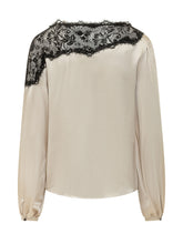 ISABEL MARANT - Azare Blouse with Lace Panel - White - LIDIASHOPPING® - Official Website