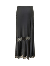 ISABEL MARANT - Gonna Lunga Alexandra con Pizzo - Nero - LIDIASHOPPING® - Official Website