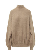 IRO - Maglia Groovy a Collo Alto - Beige - LIDIASHOPPING® - Official Website