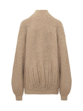 IRO - Maglia Groovy a Collo Alto - Beige - LIDIASHOPPING® - Official Website