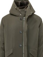YVES SALOMON - Parka con Cappuccio e Tasche a Patta - Verde - LIDIASHOPPING® - Official Website