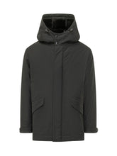 YVES SALOMON - Parka con Cappuccio e Tasche a Patta - Nero - LIDIASHOPPING® - Official Website