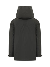 YVES SALOMON - Parka con Cappuccio e Tasche a Patta - Nero - LIDIASHOPPING® - Official Website