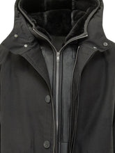 YVES SALOMON - Parka con Cappuccio e Tasche a Patta - Nero - LIDIASHOPPING® - Official Website