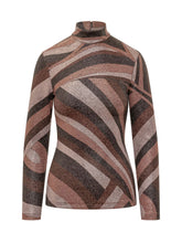 PUCCI - High Neck Top with Graphic Pattern - Multicolor - LIDIASHOPPING® - Official Website