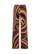 PUCCI - Wide Leg Trousers with Graphic Print - Multicolor - LIDIASHOPPING® - Official Website