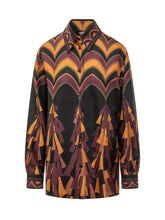 PUCCI - Camicia in Twill di Seta con Stampa Geometrica - Multicolore - LIDIASHOPPING® - Official Website