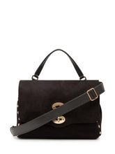 ZANELLATO - Postina Jones Flap Bag - Black - LIDIASHOPPING® - Official Website