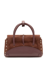 ZANELLATO - Borsa Dotta con Patta e Borchie Laterali - Marrone - LIDIASHOPPING® - Official Website