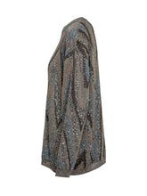 MISSONI - Maglia Oversize con Motivo Astratto - Nero - LIDIASHOPPING® - Official Website