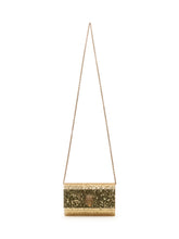KURT GEIGER - Clutch Party Eagle con Chiusura Decorativa - Oro - LIDIASHOPPING® - Official Website