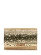 KURT GEIGER - Clutch Party Eagle con Chiusura Decorativa - Oro - LIDIASHOPPING® - Official Website