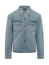 WILLY CHAVARRIA - Camicia con Tasche Applicate - Blu - LIDIASHOPPING® - Official Website