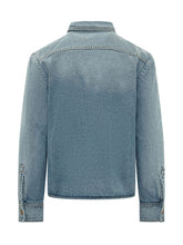 WILLY CHAVARRIA - Camicia con Tasche Applicate - Blu - LIDIASHOPPING® - Official Website
