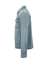 WILLY CHAVARRIA - Camicia con Tasche Applicate - Blu - LIDIASHOPPING® - Official Website
