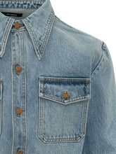 WILLY CHAVARRIA - Camicia con Tasche Applicate - Blu - LIDIASHOPPING® - Official Website