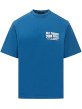 WILLY CHAVARRIA - Services Standard T-shirt with Chest Print - Blue - LIDIASHOPPING® - Official Website
