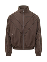 WILLY CHAVARRIA - Giacca Bad Boy Track con Profili - Marrone - LIDIASHOPPING® - Official Website