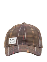 BARBOUR X APC - Tartan Baseball Cap - Multicolor - LIDIASHOPPING® - Official Website