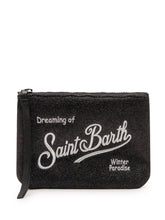MC2 SAINT BARTH - Pochette Aline con Zip E Laccetto - Nero - LIDIASHOPPING® - Official Website