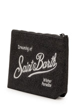 MC2 SAINT BARTH - Aline Pouch with Zip And Wrist Strap - Black - LIDIASHOPPING® - Official Website