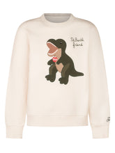 MC2 SAINT BARTH - Hutton Dinosaur Sweatshirt - White - LIDIASHOPPING® - Official Website