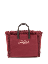 MC2 SAINT BARTH - Borsa Vanity Mini in Feltro con Frange - Rosso - LIDIASHOPPING® - Official Website