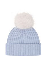 MC2 SAINT BARTH - Berretto Wengen Jr con Pompon - Blu - LIDIASHOPPING® - Official Website