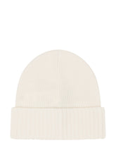 BOSS - Fati Beanie with Wide Turn Up - White - LIDIASHOPPING® - Official Website