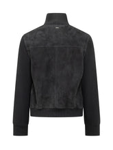 BOSS - Zip Jacket with High Collar - Blue - LIDIASHOPPING® - Official Website