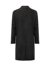 BOSS - Cappotto Lungo Doppiopetto - Nero - LIDIASHOPPING® - Official Website
