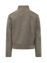 BOSS - Jacket with Ribbed Sleeves - Grey - LIDIASHOPPING® - Official Website