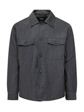 BOSS - Giacca Camicia con Tasche con Patta - Blu - LIDIASHOPPING® - Official Website