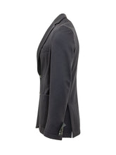 BOSS - Blazer con Tasche Applicate - Blu - LIDIASHOPPING® - Official Website