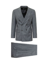 BOSS - Abito Due Pezzi con Blazer Doppiopetto - Blu - LIDIASHOPPING® - Official Website