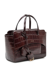 HIDESINS - Borsa a Spalla Flap M con Motivo Cocco - Marrone - LIDIASHOPPING® - Official Website