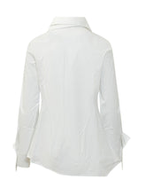 BALOSSA - Amarone Shirt with Asymmetric Button Fastening - White - LIDIASHOPPING® - Official Website