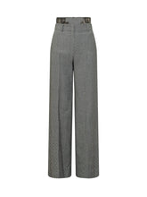 ACTUALEE - Pantaloni a Vita Alta con Pieghe - Grigio - LIDIASHOPPING® - Official Website