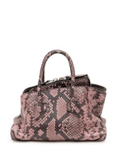 THE ATTICO - Borsa La Passeggiata Mini con Effetto Rettile - Rosa - LIDIASHOPPING® - Official Website