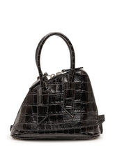 THE ATTICO - Borsa Sant Ambroeus Mini con Effetto Coccodrillo - Nero - LIDIASHOPPING® - Official Website