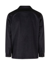 ESTERNO - Overshirt in Cashmere con Tasche sul Petto - Blu - LIDIASHOPPING® - Official Website