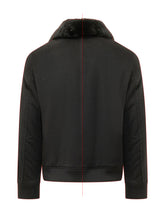 ESTERNO - Fur-Collar Bomber Jacket - Black - LIDIASHOPPING® - Official Website