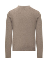 KNIT DE MONSIEUR - Maglia Girocollo con Bordi a Coste - Marrone - LIDIASHOPPING® - Official Website