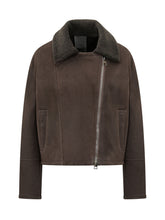 GIOCASTA - Giubbotto con Collo Morbido e Zip - Marrone - LIDIASHOPPING® - Official Website