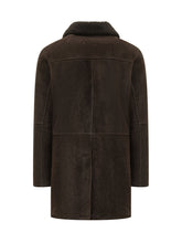 GIOCASTA - Cappotto con Collo Morbido - Marrone - LIDIASHOPPING® - Official Website